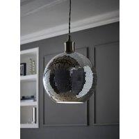 ValueLights Dolly Disco Ball Mirror Easy Fit Ceiling Pendant Light Lamp Shade in Metallic Silver