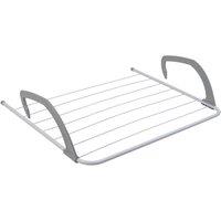 JVL Over Door Radiator Clothes Drying Airer-6M, White | Size: 1 Pack