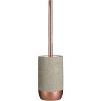 Orsina Neptune Toilet Brush Holder, Warm Copper Finish in Grey