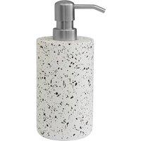 Orsina Gozo Soap Dispenser, Textured Concrete in White