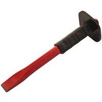 Faithfull Cold Chisel With Grip 300 X 25Mm (12 X 1In) in Red