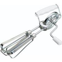 KitchenCraft Side Handled Rotary Whisk in Silver