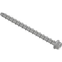 Forgefix Lightning Bolt Hex/Flange Head M6 X 130Mm Bag 10 in Silver