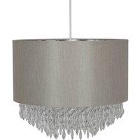K LIVING Waverly Beaded Droplet Chandelier Pendant Ceiling in Camel