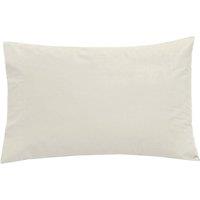 Smart Living Luxury 100% Egyptian Cotton Housewife Pillowcase Pair in Ivory | Size: Standard Pillow Case