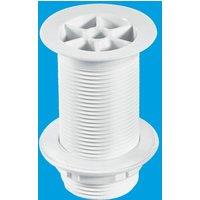 McAlpine WU1A White Plastic Flush Flange Urinal Waste