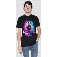 Netflix Stranger Things Steve Harrington Metal Burst T-Shirt, Black | Size: Medium