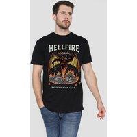 Netflix Stranger Things Vintage Hawkins High Hellfire T-Shirt, Black | Size: XL