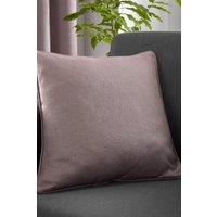 Fusion 'Strata' Luxe Velvet Filled Cushion in Rose | Size: 43 cm x 43 cm