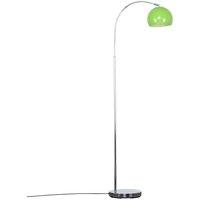 ValueLights Curva Silver Floor Lamp