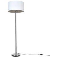 ValueLights Charlie Silver Floor Lamp