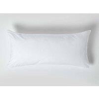 Homescapes Continental Egyptian Cotton Pillowcase 200 TC, 40 x 80 cm in White