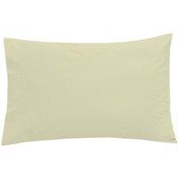 Smart Living Polycotton Housewife Pillowcases Pair 180 Thread Count in Cream | Size: Standard Pillow Case