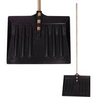 BARGAINS-GALORE 1.3m Heavy Duty Snow Shovel Pusher Scooper Handle Mucking Out Garden