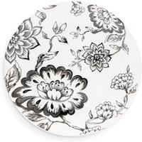 Wade Albert White Botanical Night Side Plate, Black WA967022BLK | Size: A