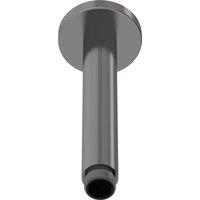 Balterley Round Ceiling Mount Shower Arm - 150mm - Brushed Pewter in Silver