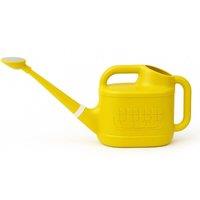 Keplin 8L Small Watering Can, Durable Plastic Watering Can for Gardening in Yellow