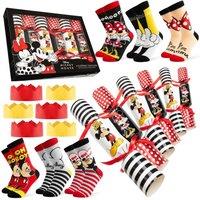 Disney Mickey Minnie Mouse Sock Christmas Crackers