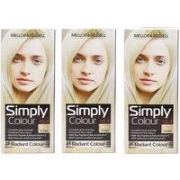 Simply Colour Permanent Hair Dye - Extra Light Blonde 10.1 (Pack of 3)