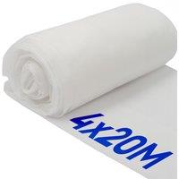 Harbour Housewares 30gsm Plant Fleece Frost Protection - 4M x 20M Coverage (4 Rolls) in White