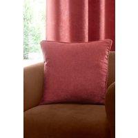 Fusion 'Strata' Luxe Velvet Filled Cushion in Terracotta | Size: 43 cm x 43 cm