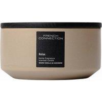 French Connection Stone Collection - Warm Vanilla & Cashmere Candle 224G (1-Wick) - FCC005CS in Brown