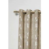 New Edge Blinds 16-19mm Geneva Extendable Eyelet Metal Curtain Pole Set in Bronze | Size: 120 cm