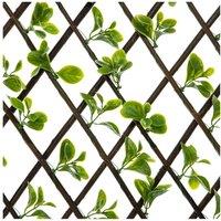 Ark Mat Expanding Wooden Trellis Privacy Screen - 200cm x 100cm - Jade in Green | Size: 200 cm x 100 cm
