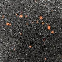 Ark Mat Interlocking Rubber Gym Mat 1m x 1m - Orange - 10mm in Black