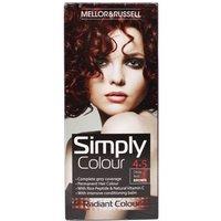 Simply Colour Permanent Hair Dye - Deep Red Brown (4.5)