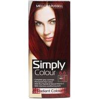 Simply Colour Permanent Hair Dye - True Red (6.6)