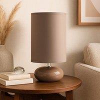 Voltico Pebble Table Lamp Assorted Colours in Light Brown