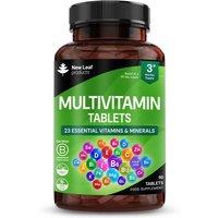 New leaf health Multivitamin Supplements & Minerals - 23 Essential Vitamins High Strength 3 Month Supply in Green