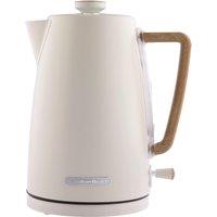 Hamilton Beach Scandi 1.7L Kettle Matte Cream with Wood Effect