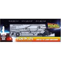 Back To The Future Limited Edition DeLorean Schematic Fan-Plate in Metallics