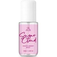 2bTanned Sugar Cloud Hair & Body Mist 100ml in Light Pink