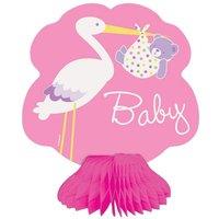 Unique Party Stork Dration (Pack of 4) in Pink