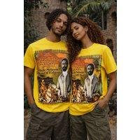 JTAPHRIQUE Heritage Graphic T-Shirt in Mustard | Size: XL