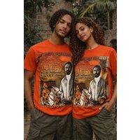 JTAPHRIQUE Heritage Graphic T-Shirt in Orange | Size: Medium