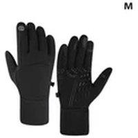 Havendro M Winter Gloves Anti-slip Windproof Warm Gloves in Black | Size: Medium