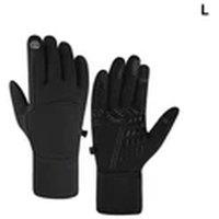 Havendro L Winter Gloves Anti-slip Windproof Warm Gloves in Black | Size: Large