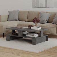 Decortie Mansu' Modern Coffee Table Multipurpose 27.5cm in Grey | Size: 1 Pack