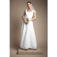 Coast Women's Lace Wrap Detail Wedding Dress in Ivory | Size: 8
