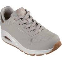 Skechers Women's Street Uno - Golden Air Trainer in Taupe | Size: 7