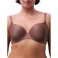 Chantelle Women's Norah Covering T-Shirt Bra in Brown | Size: 32E