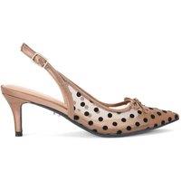 Carvela Women's 'Positano Sling Low' Fabric Heels in Brown | Size: 4