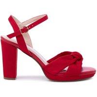 Paradox London Women's 'Lani' Platform Sandals in Red | Size: 7