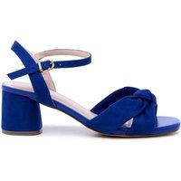 Paradox London Women's 'Nalani' Wide Fit Block Heel Sandal in Royal | Size: 5E