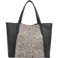 Paul Costelloe Women's Clarissa Leather Tote Bag in True Black