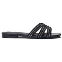 Moda In Pelle Women's 'Nymph' Textile Sandals in Black | Size: 6